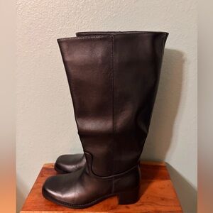Black Knee High Boots